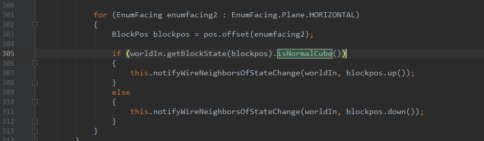 net/minecraft/block/BlockRedstoneWire.java:305