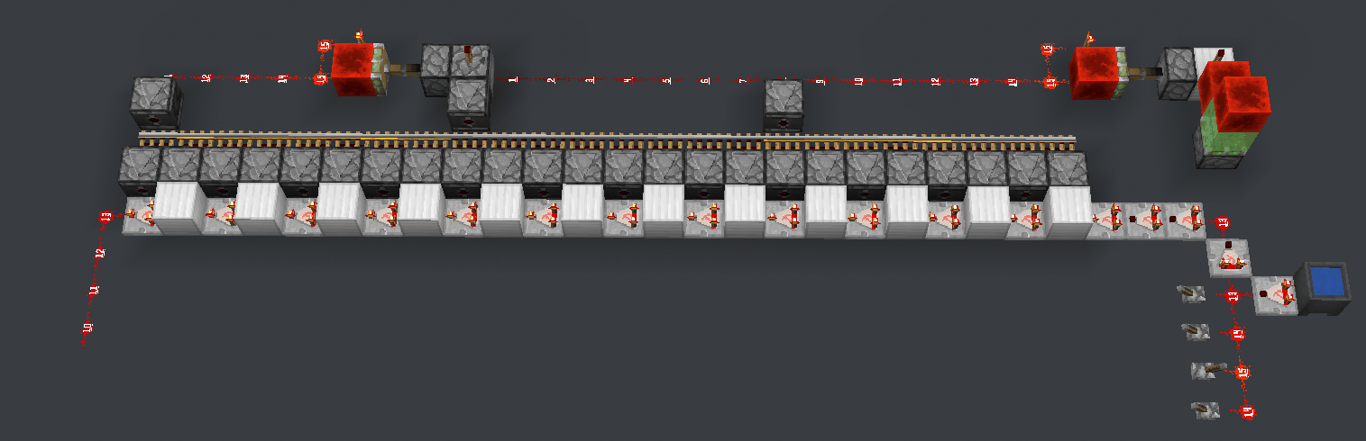 无限延伸的无延迟比较器链